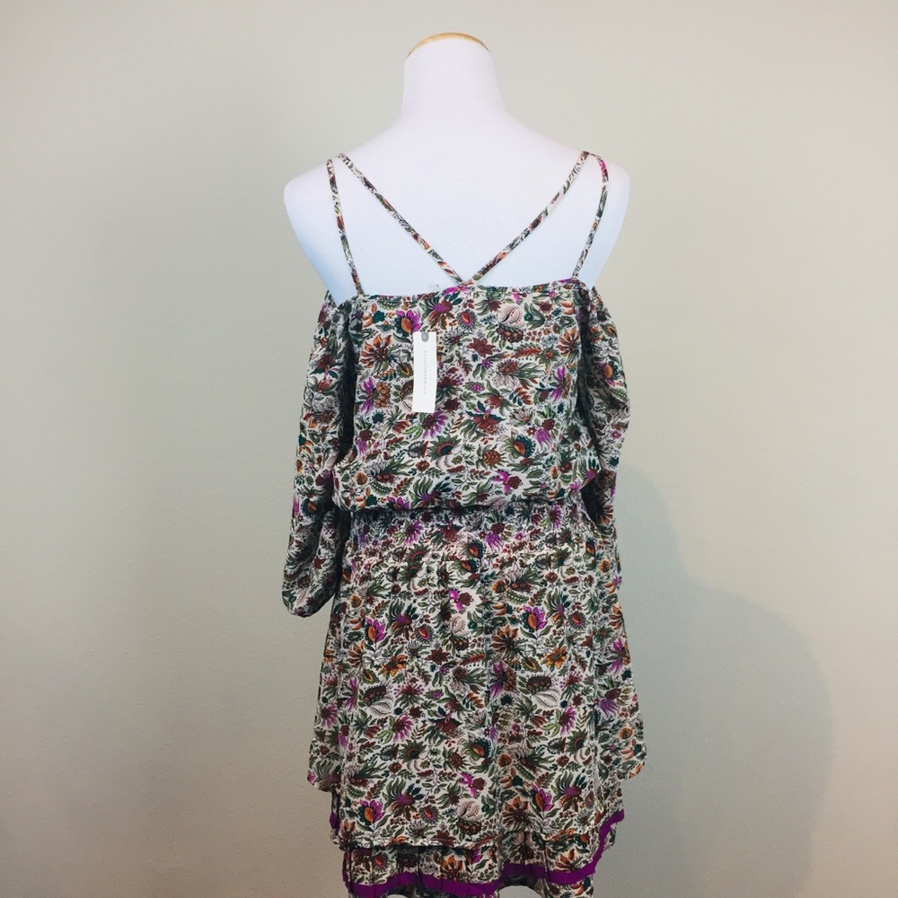 Anthropologie Floreat Floral Off Shoulder Dress 2 - Picture 7 of 8